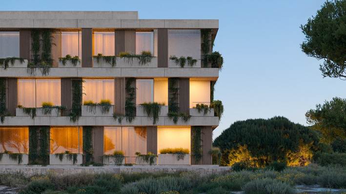 Projeto 3D do Fasano Cascais, novo empreendimento do Grupo Fasano em Portugal. Crédito: Divulgação