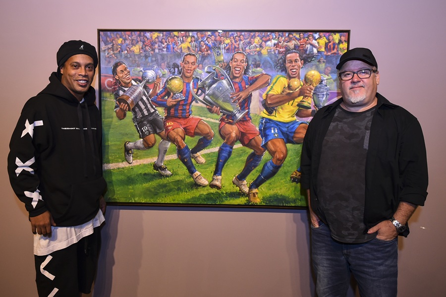 Ronaldinho Gaúcho exposição Ronaldinho Gaúcho