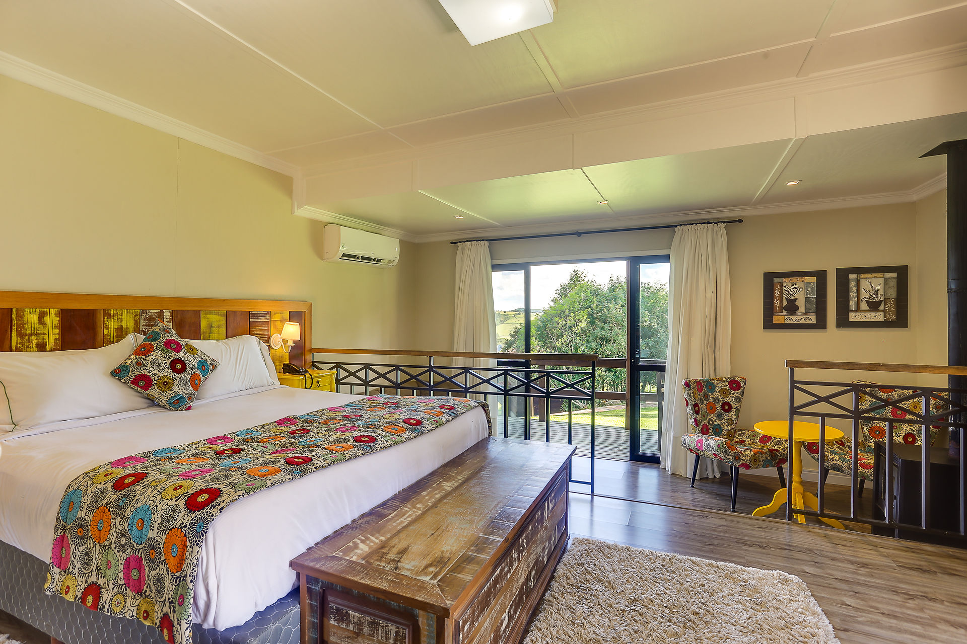 Acomodações da Boqueirão Hotel Fazenda unem conforto e atmosfera acolhedora na Serra Catarinense — crédito: Divulgação