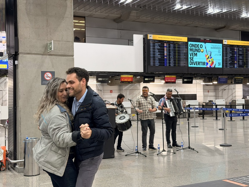 Festas juninas elevam fluxo aéreo e movimentam 939 mil passageiros no GRU Airport - Crédito: divulgação Assessoria GRU Airport