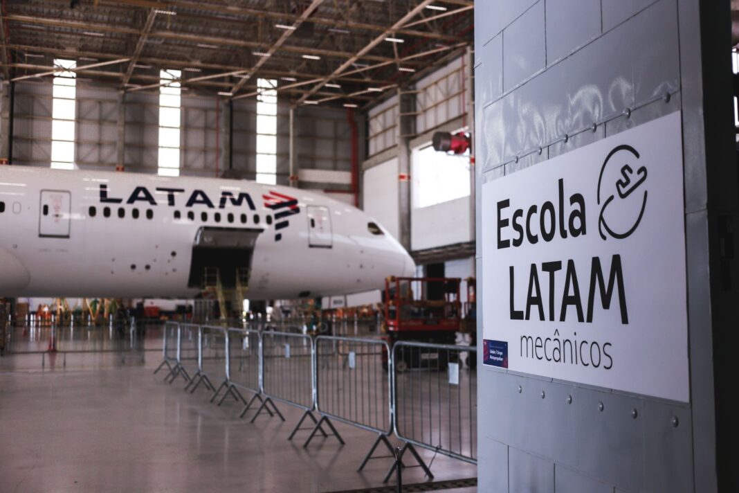 Inscrições para a segunda turma externa da Escola de Mecânicos do LATAM MRO, em São Carlos (SP), estarão abertas até 3 de julho - Crédito: divulgação