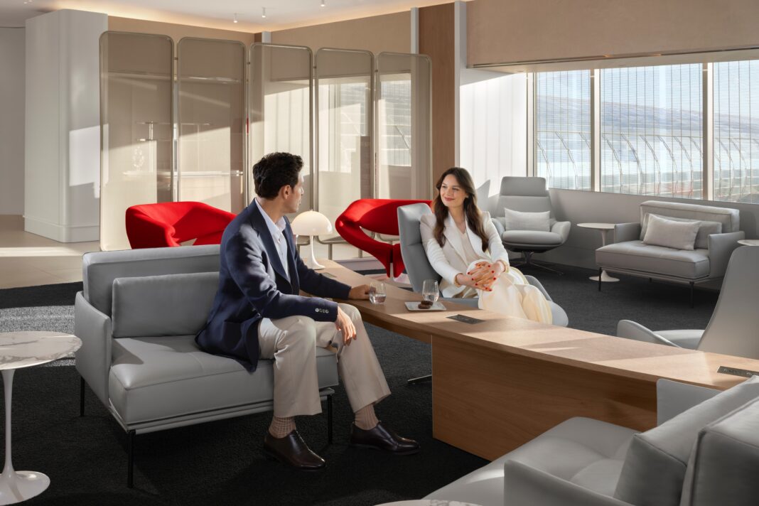 Novo lounge La Première da Air France no Aeroporto Paris-Charles de Gaulle reúne alta gastronomia, spa, suítes privativas e áreas exclusivas para passageiros da primeira classe. Crédito: Divulgação Air France Novo lounge La Première da Air France no Aeroporto Paris-Charles de Gaulle reúne alta gastronomia, spa, suítes privativas e áreas exclusivas para passageiros da primeira classe. Crédito: Divulgação Air France