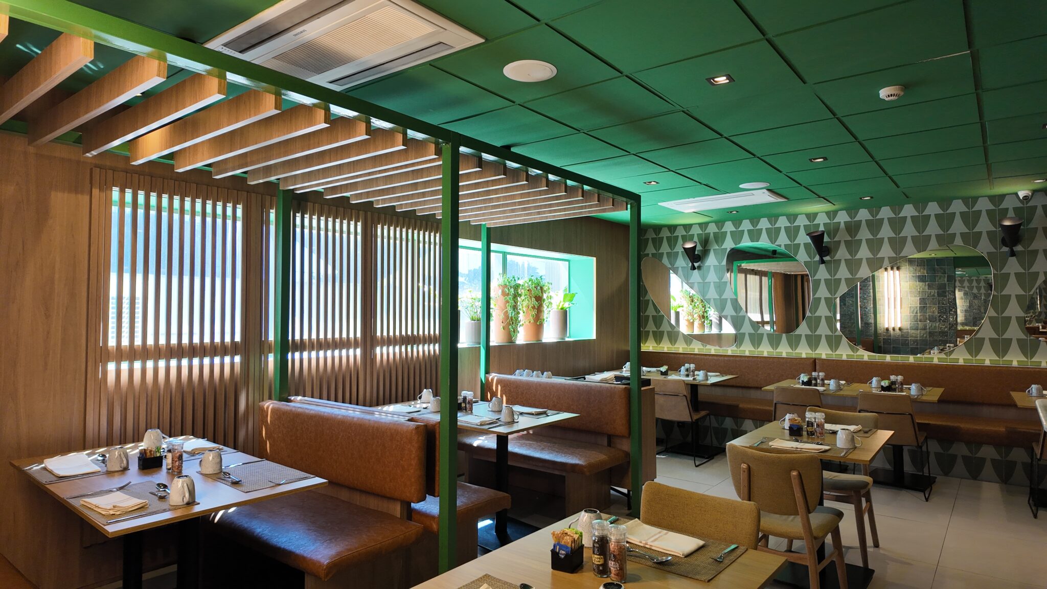 Restaurante do Grand Mercure São Paulo Pinheiros integra a estrutura oferecida aos hóspedes na capital paulista. Crédito: Divulgação/Grand Mercure