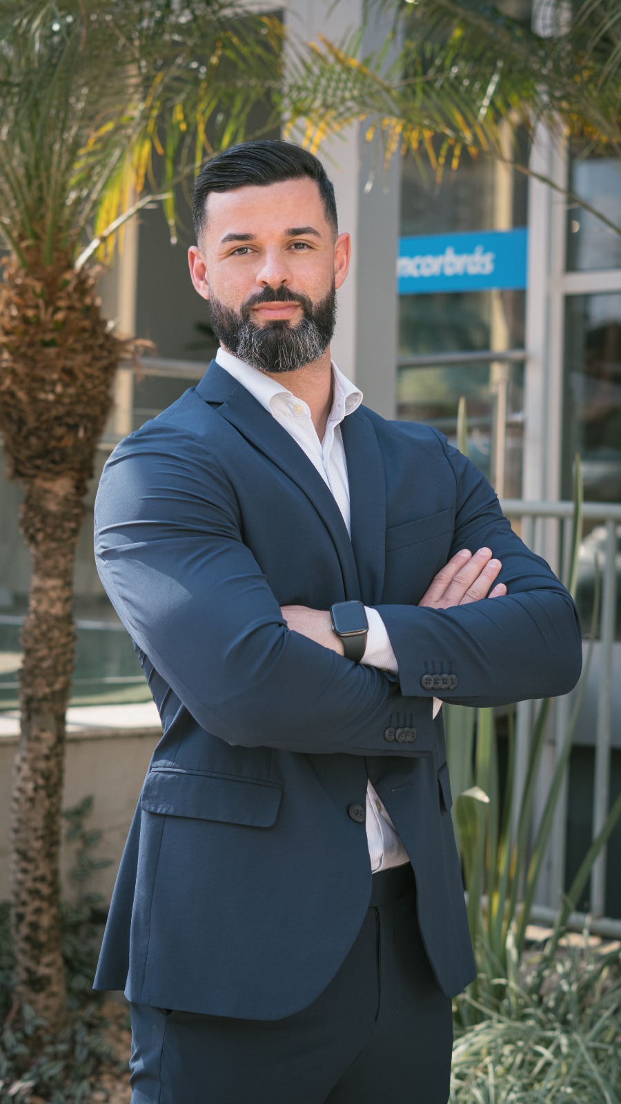 Bruno Casanova, Head de Marketing do Grupo Bancorbrás, destaca as ativações da Trib no Capital Moto Week 2026. Crédito: divulgação/Grupo Bancorbrás.