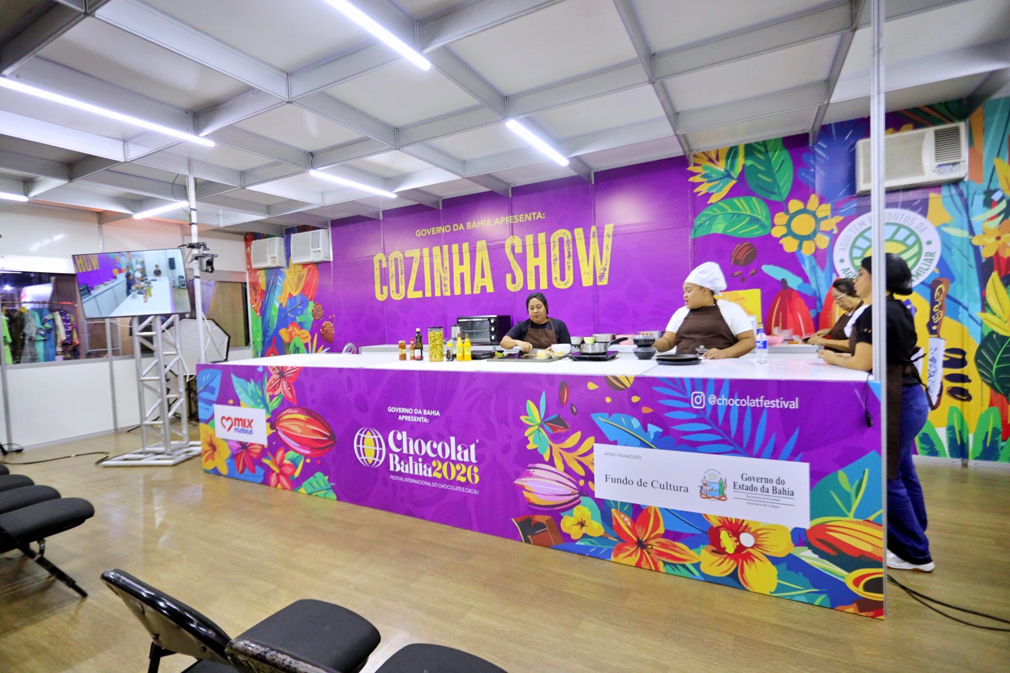 Cozinha Show: espaço recebeu Chefs e chocolatiers - Crédito: Simone Barros