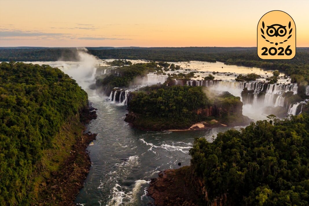 Cataratas do Iguaçu seguem entre os principais atrativos turísticos da América do Sul. Crédito: Urbia+Cataratas/Eagle Eye Company.